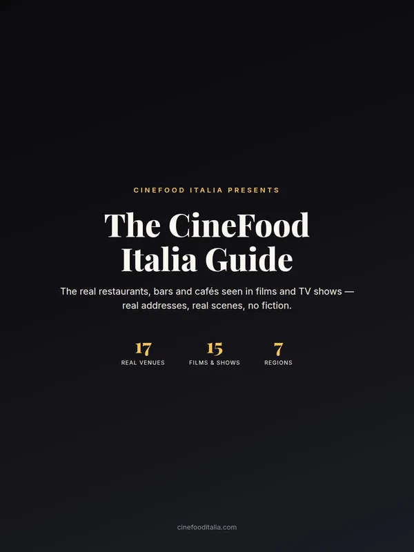 Cover of The CineFood Italia Guide