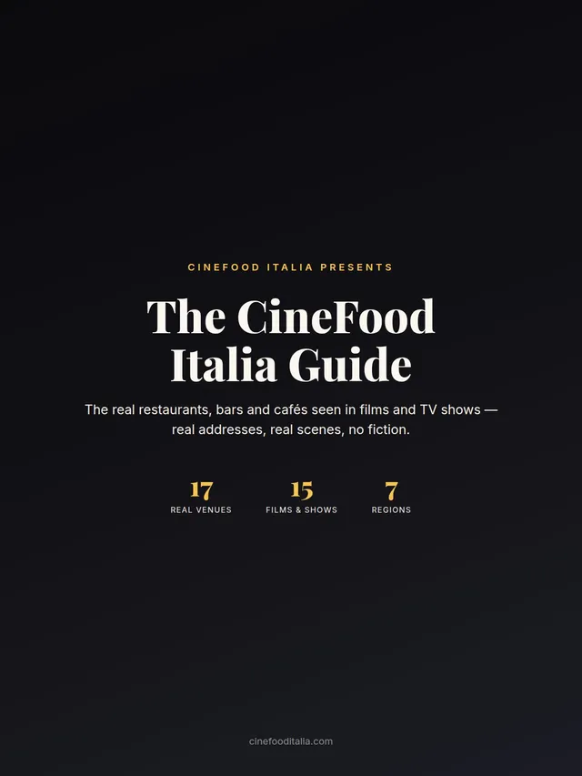 Cover of The CineFood Italia Guide