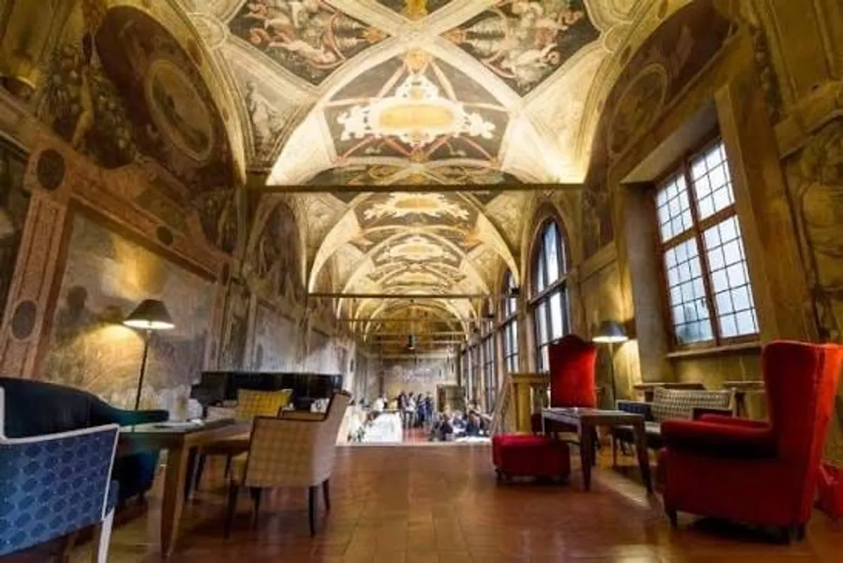 Sala affrescata rinascimentale de La Veranda dell'Hotel Columbus